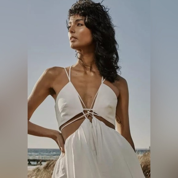 Anthropologie White Maxi Dress - Picture 4 of 14